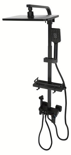 Rubinetto da bagno - Miscelatore per bagno - Rubinetto per doccia - Doccetta - Rubinetto a parete - Con doccetta - Metallo resistente alla corrosione