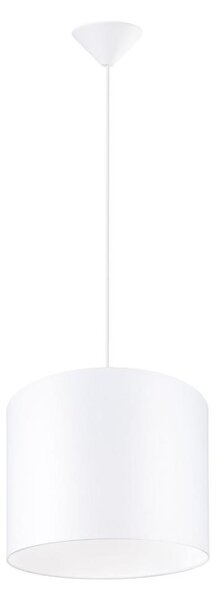 Sollux SL.1403 - Lampadario a sospensione con filo NOVA 1xE27/15W/230V diametro 30 cm bianco