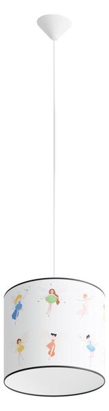 Sollux SL.1416 - Lampadario a sospensione per bambini FAIRY 1xE27/15W/230V diametro 30 cm