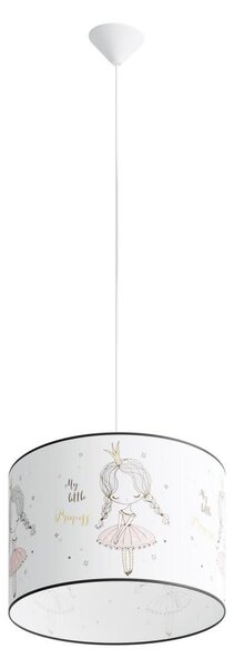 Sollux SL.1415 - Lampadario a sospensione per bambini PRINCESS 1xE27/15W/230V diametro 40 cm