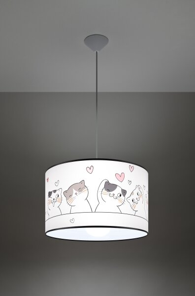 Sollux SL.1419 - Lampadario a sospensione per bambini CAT 1xE27/15W/230V diametro 40 cm