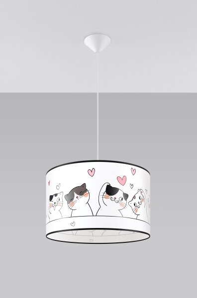 Sollux SL.1419 - Lampadario a sospensione per bambini CAT 1xE27/15W/230V diametro 40 cm