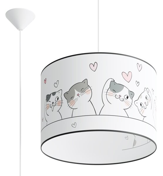 Sollux SL.1419 - Lampadario a sospensione per bambini CAT 1xE27/15W/230V diametro 40 cm