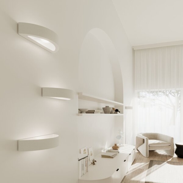 Sollux SL.1458 - Applique ATENA 1xE27/15W/230V 20 cm bianco