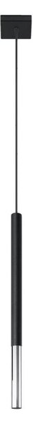 Sollux SL.0885 - Lampadario a sospensione con filo MOSAIC 1xG9/12W/230V nero/cromo