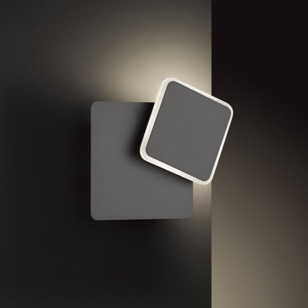 Wofi 4785.01.10.9000 - Applique a LED SUTTER LED/4,5W/230V 3000K nero