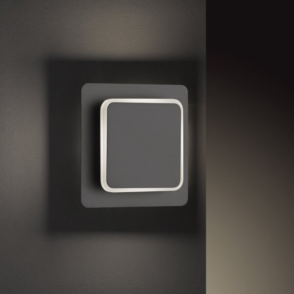 Wofi 4785.01.10.9000 - Applique a LED SUTTER LED/4,5W/230V 3000K nero