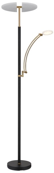 Globo 58909B - Lampada da terra LED dimmerabile TIRANA 40W/230V + 5,5W nero