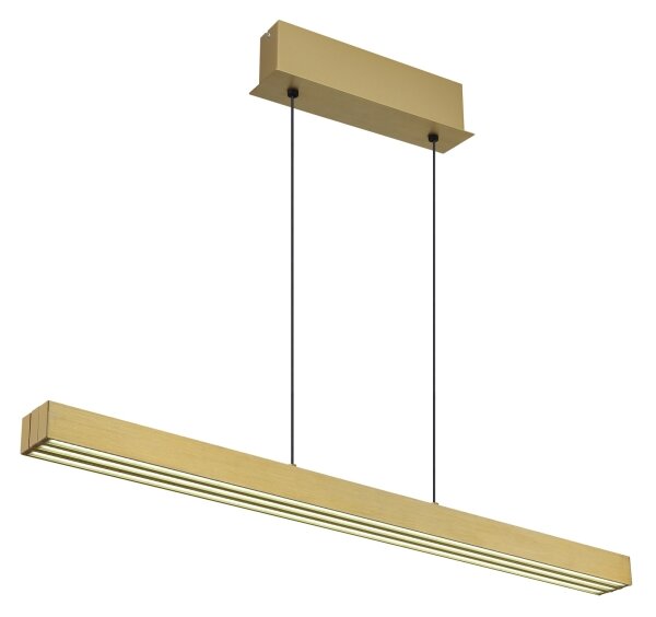 Globo 17016G - Lampada a sospensione LED dimmerabile con controllo touch su cavo ETHAN 39W/230V 2700/4000/6000K in ottone