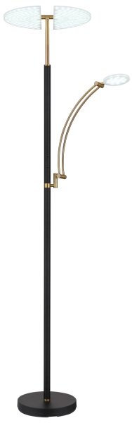 Globo 58909B - Lampada da terra LED dimmerabile TIRANA 40W/230V + 5,5W nero