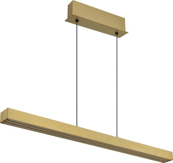 Globo 17016G - Lampada a sospensione LED dimmerabile con controllo touch su cavo ETHAN 39W/230V 2700/4000/6000K in ottone