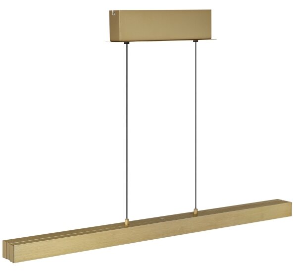 Globo 17016G - Lampada a sospensione LED dimmerabile con controllo touch su cavo ETHAN 39W/230V 2700/4000/6000K in ottone