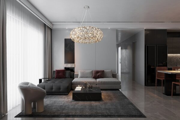 Globo 64135H3C - Lampadario LED in cristallo su cavi KATRINA 20xG9/3,5W/230V