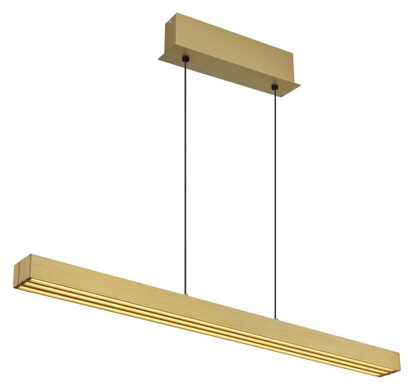 Globo 17016G - Lampada a sospensione LED dimmerabile con controllo touch su cavo ETHAN 39W/230V 2700/4000/6000K in ottone