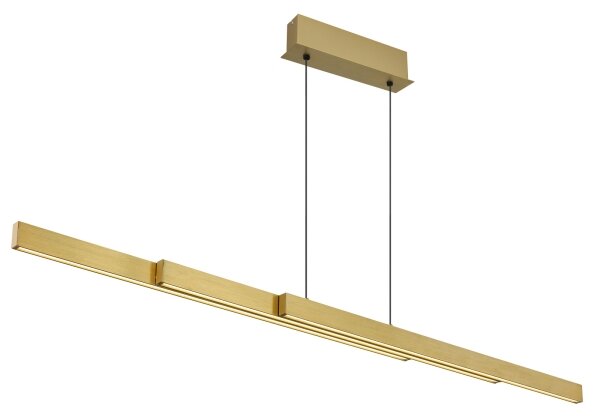 Globo 17016G - Lampada a sospensione LED dimmerabile con controllo touch su cavo ETHAN 39W/230V 2700/4000/6000K in ottone