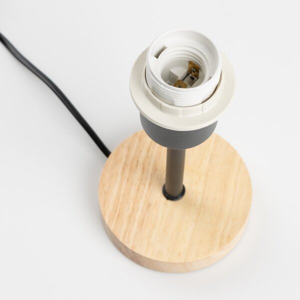 Brilagi - Lampada da tavolo BOBO WOOD 1xE27/25W/230V rovere/nera/bianca/con animaletti