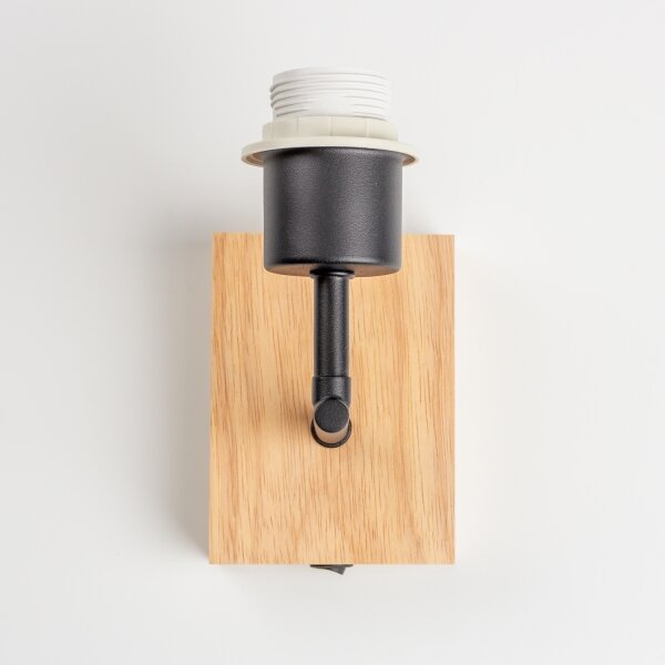 Brilagi - Lampada da parete BOBO WOOD 1xE27/25W/230V rovere/nero/bianco/verde/giungla