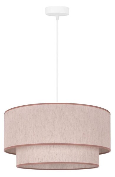 Duolla - Lampadario a sospensione con filo BOHO 1xE27/40W/230V diametro 45 cm beige