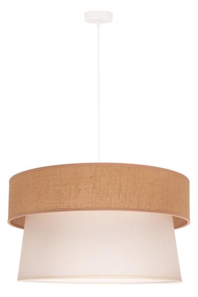 Duolla - Lampadario a sospensione con filo ETNIC 1xE27/40W/230V diametro 45 cm color crema/beige