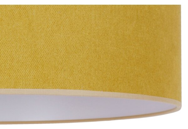 Duolla - Lampadario a sospensione con filo BRISTOL 1xE27/15W/230V diametro 45 cm giallo/bianco