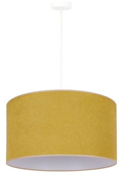 Duolla - Lampadario a sospensione con filo BRISTOL 1xE27/15W/230V diametro 45 cm giallo/bianco