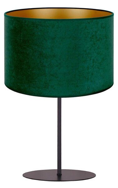 Duolla - Lampada da tavolo ROLLER 1xE14/15W/230V diametro 20 cm verde scuro/oro