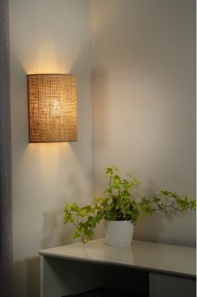Duolla - Applique YUTE 1xE27/15W/230V diametro 20 cm marrone