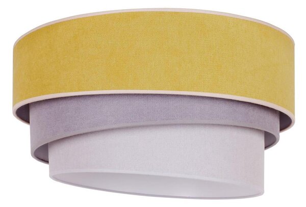 Duolla - Plafoniera TRIO 1xE27/15W/230V diametro 45 cm giallo/grigio/bianco