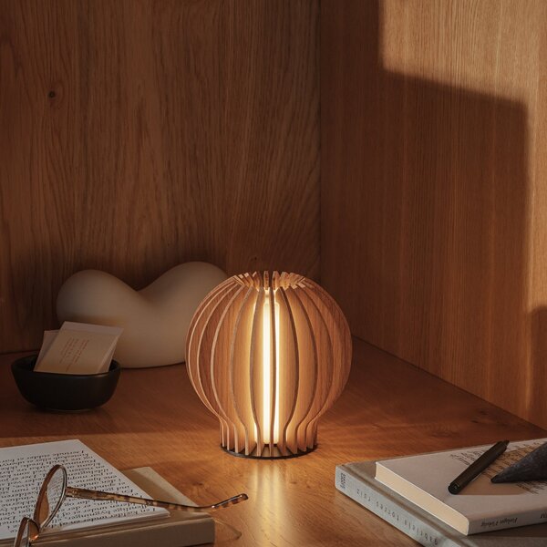 Lampade da tavolo PLEASE WAIT to be SEATED, Radiant, dimmerabile, Legno, Soggiorno, Legno, Moderno