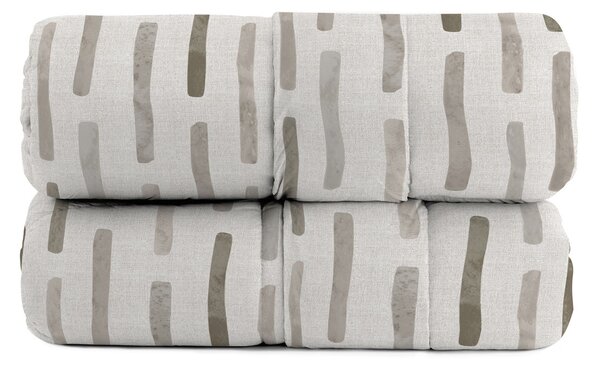 Trapunta Invernale Karma Singolo 170x260 cm in Poliestere Fun Tortora