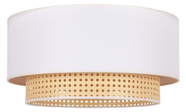 Duolla - Plafoniera BOHO 1xE27/15W/230V diametro 45 cm panna/rattan