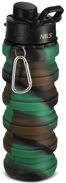 Borraccia pieghevole in silicone military