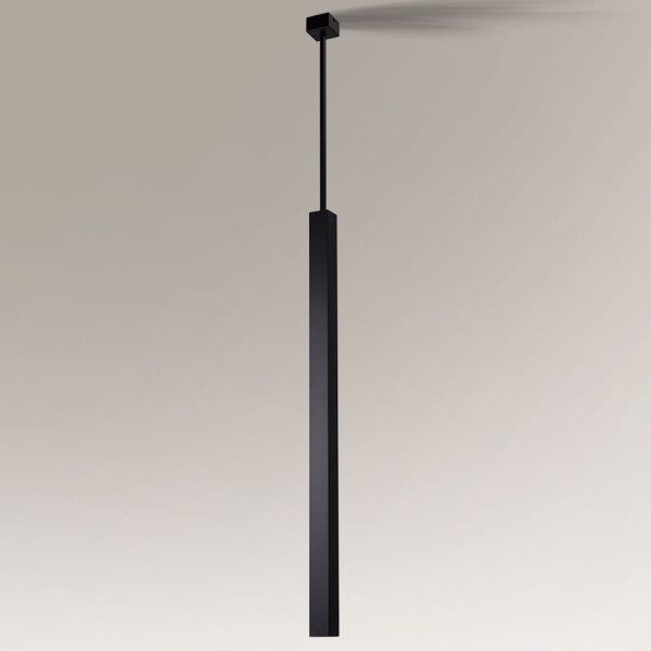 Shilo 5701 - Lampadario su corda DOHA 1xGU10/15W/230V nero