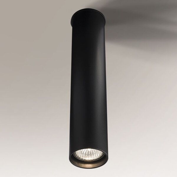 Shilo 1111 - Plafoniera ARIDA 1xGU10/15W/230V 30 cm nero