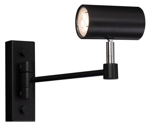 Shilo 2209 - Lampada da muro FUSSA 1xGU10/15W/230V nera