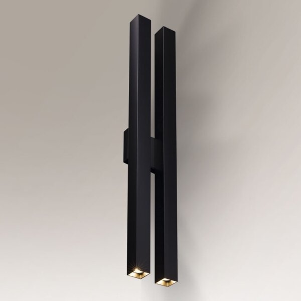 Shilo 4706 - Applique DOHA 4xGU10/15W/230V nera