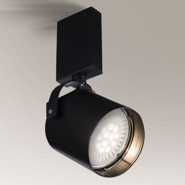 Shilo 2242 - Faretto TENRI 1xGU10/15W/230V nero
