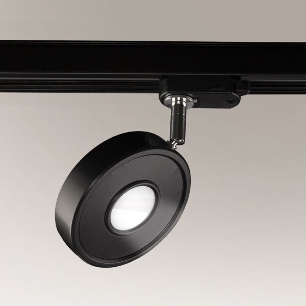 Shilo 6619 - Faretto LED per binario ENA IL LED/10W/230V nero