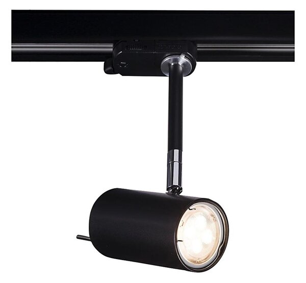 Shilo 6602 - Faretto su binario FUSSA 1xGU10/15W/230V nero