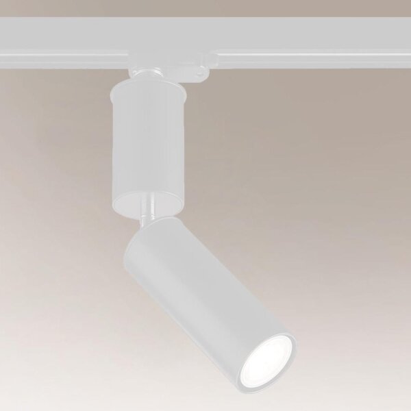 Shilo 7697 - Faretto per sistema a binario SHINO 1xGU10/15W/230V bianco