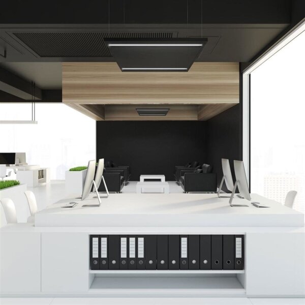 Pannello LED ALGINE LED/44W/230V 60x60 cm 4000K UGR<16 nero