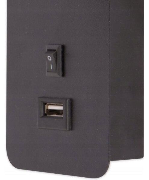 Faretto da parete 1xGU10/35W/230V USB