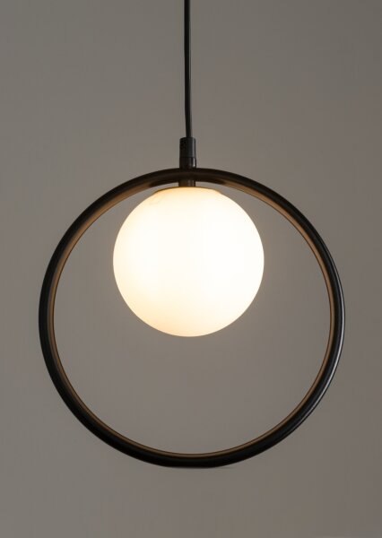 Lampadario a sospensione con filo AQUA 1xG9/12W/230V nero