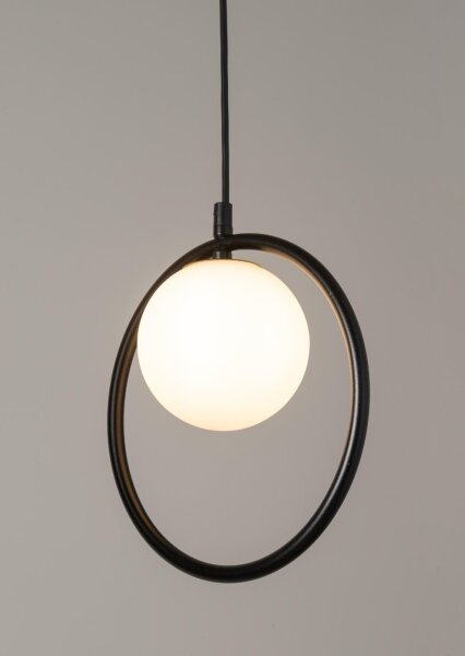 Lampadario a sospensione con filo AQUA 1xG9/12W/230V nero