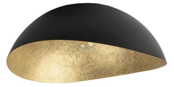 Lampadario SOLARIS 1xE27/60W/230V nero/oro, montaggio a soffitto