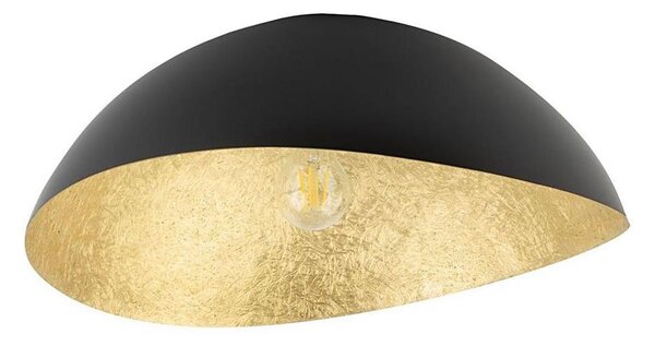 Lampadario a plafone SOLARIS 1xE27/60W/230V nero/oro