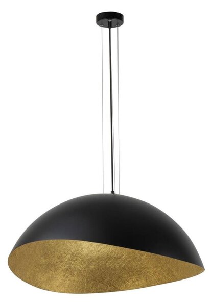 Lampadario a cavo SOLARIS 1xE27/60W/230V nero/oro