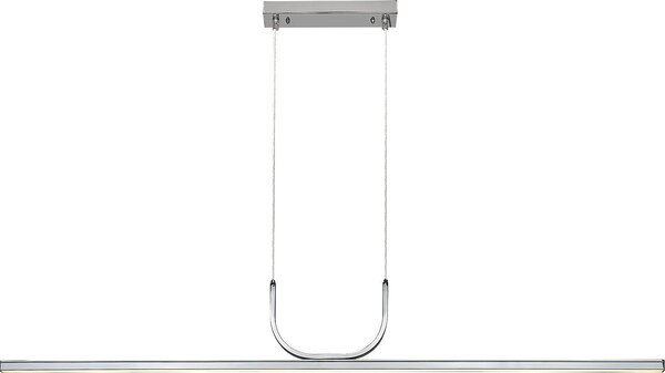 Rabalux 72129 Lampada a sospensione Elia, 25W, 3000K, 1150lm, alluminio, bianco argento, quadrato, bianco caldo, moderno