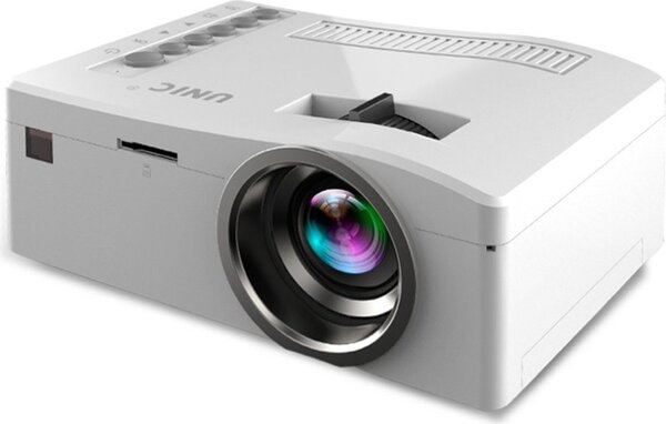 Mini proiettore domestico HD 1080P bianco con spina USA