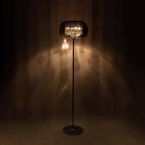 Zuma Line F0076-04A-F4FZ - Lampada da terra di cristallo CRYSTAL 4xG9/42W/230V